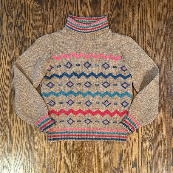 Vintage Sweaters - Vintage 70s/80s Wool Knit Turtleneck Sweater